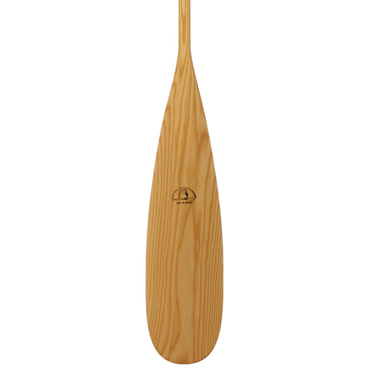 Beavertail Canoe Paddle – Traditional Solid Ash Paddle for Deep Water (54″–66″)