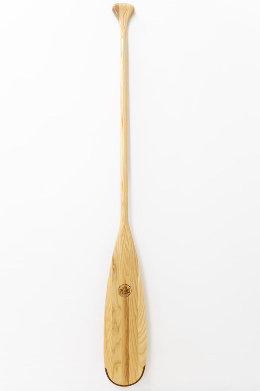 Beavertail Canoe Paddle – Traditional Solid Ash Paddle for Deep Water (54″–66″)