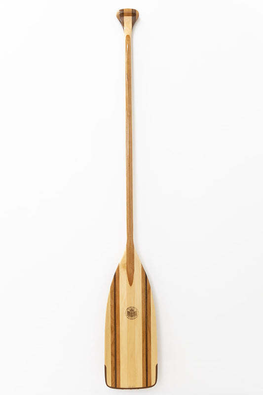 Grey Owl Sugar Island Touring Canoe Paddle – Cambered 22″ Blade, Black Cherry & Walnut, 52–66