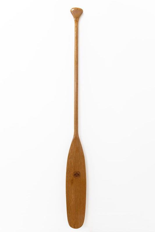 Cherry Chieftain Canoe Paddle – Solid Cherry Wood Paddle for Deep Water Paddling (52″–68″)