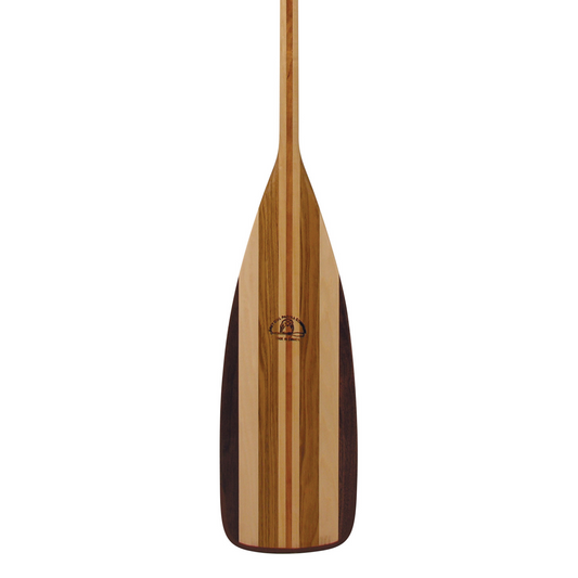 Grey Owl Pathfinder Canoe Paddle – Cambered Blade, Walnut/Basswood, Cobra Grip