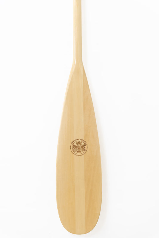 Grey Owl Owlet Kids Canoe Paddle – Lightweight Basswood, Ages 4–8, Sizes 36″–48″