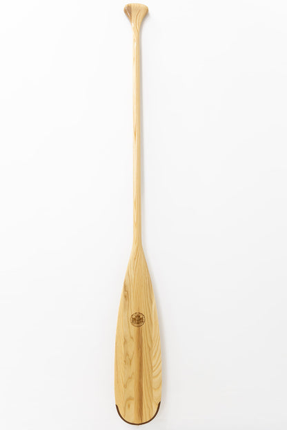 Beavertail Canoe Paddle – Traditional Solid Ash Paddle for Deep Water (54″–66″)