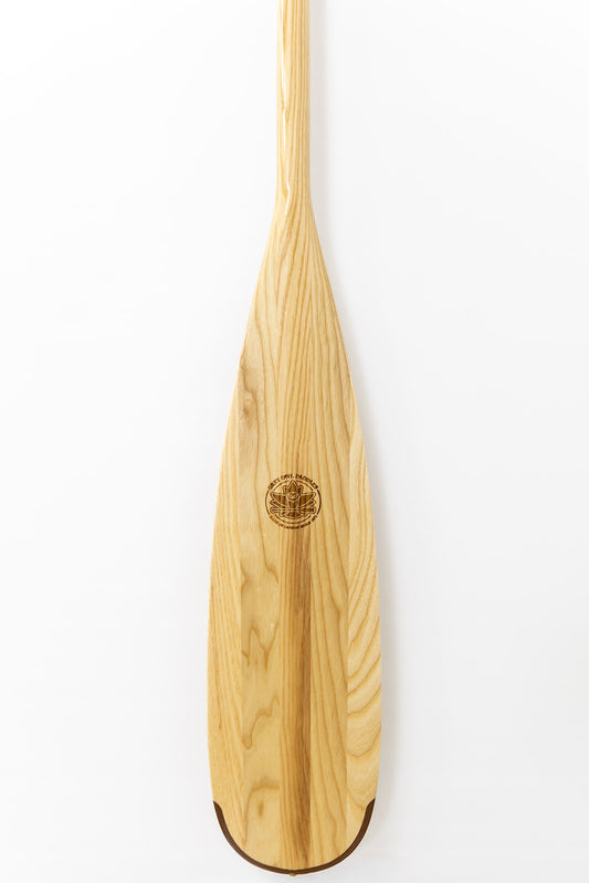 Beavertail Canoe Paddle – Traditional Solid Ash Paddle for Deep Water (54″–66″)