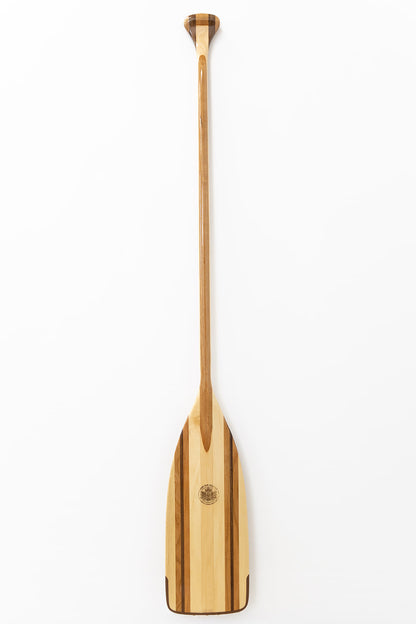 Grey Owl Sugar Island Touring Canoe Paddle – Cambered 22″ Blade, Black Cherry & Walnut, 52–66
