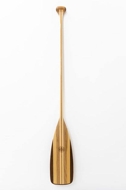 Grey Owl Pathfinder Canoe Paddle – Cambered Blade, Walnut/Basswood, Cobra Grip
