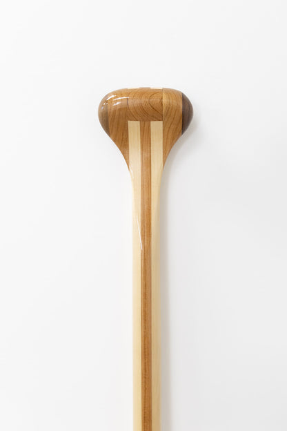 Grey Owl Pathfinder Canoe Paddle – Cambered Blade, Walnut/Basswood, Cobra Grip