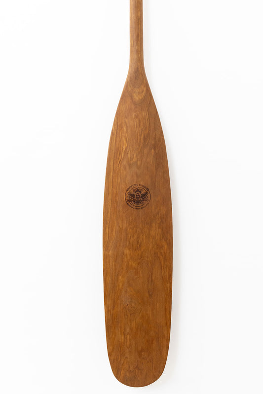 Oiled Cherry Chieftain Canoe Paddle – Solid Cherry Wood Paddle for Deep Water Paddling (52″–68″) (Copy)
